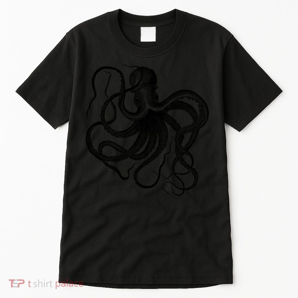 Vintage Octopus Illustration Tall T-Shirt