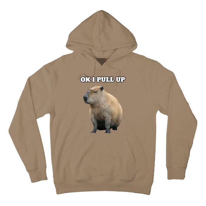 Vintage Ok I Pull Up Capybara Hoodie