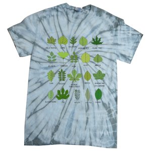 Variety of Leaf Patterns for Nature Enthusiasts Tie-Dye T-Shirt