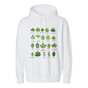 Variety of Leaf Patterns for Nature Enthusiasts Garment-Dyed Fleece Hoodie