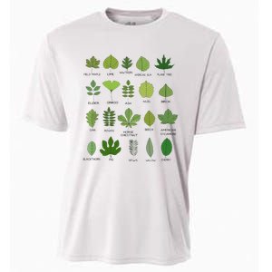 Variety of Leaf Patterns for Nature Enthusiasts Cooling Performance Crew T-Shirt