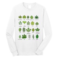 Variety of Leaf Patterns for Nature Enthusiasts Long Sleeve Shirt