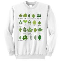 Variety of Leaf Patterns for Nature Enthusiasts Sweatshirt