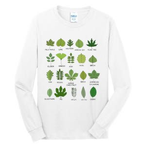 Variety of Leaf Patterns for Nature Enthusiasts Tall Long Sleeve T-Shirt