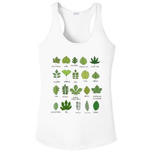 Variety of Leaf Patterns for Nature Enthusiasts Ladies PosiCharge Competitor Racerback Tank