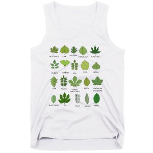 Variety of Leaf Patterns for Nature Enthusiasts Tank Top