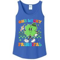 Vintage One Lucky Principal St Patrick Day School Great Gift Ladies Essential Tank