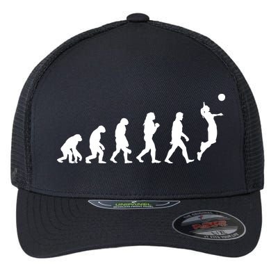 Volleyball Evolution Flexfit Unipanel Trucker Cap