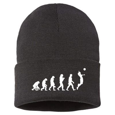 Volleyball Evolution Sustainable Knit Beanie