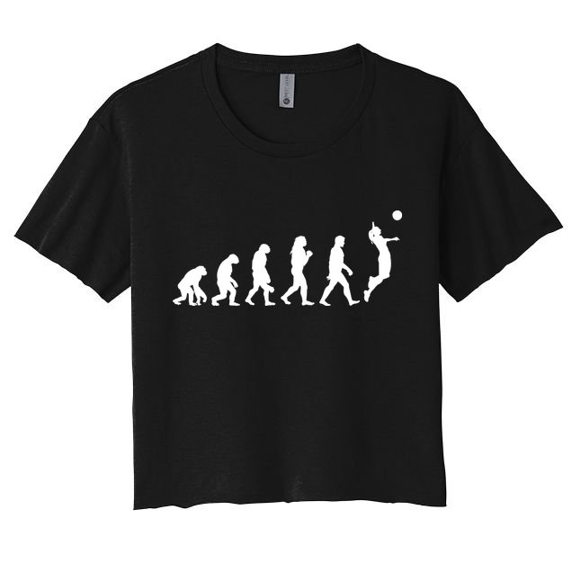Volleyball Evolution Crop Top
