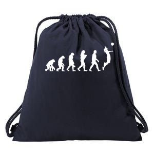 Volleyball Evolution Drawstring Bag