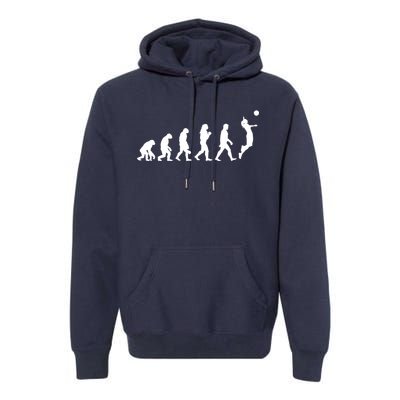 Volleyball Evolution Premium Hoodie