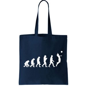 Volleyball Evolution Tote Bag