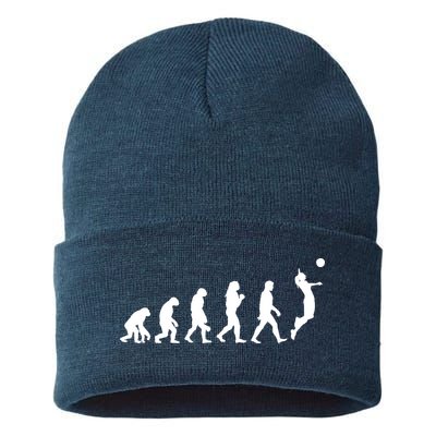 Volleyball Evolution Sustainable Knit Beanie