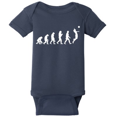 Volleyball Evolution Baby Bodysuit