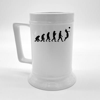 Volleyball Evolution Beer Stein