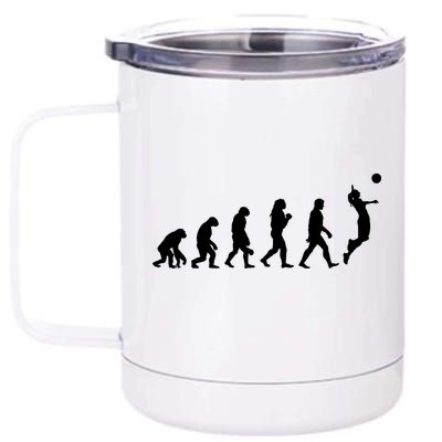 Volleyball Evolution 12 oz Stainless Steel Tumbler Cup