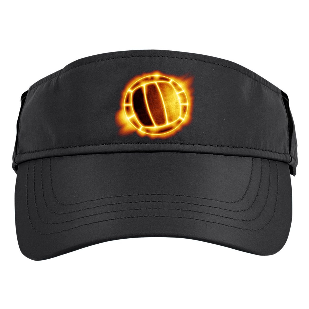 Volleyball Fire Glow Adult Drive Performance Visor