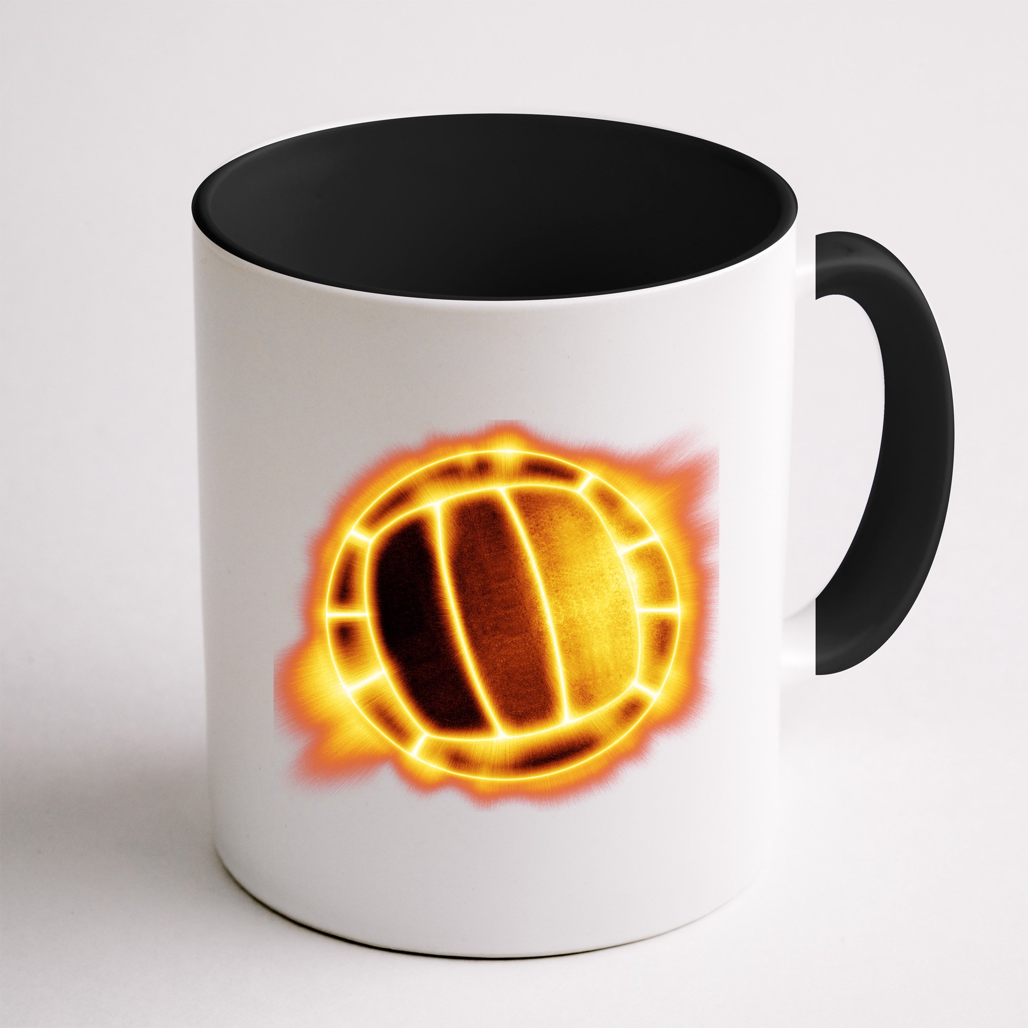Volleyball Fire Glow Mug