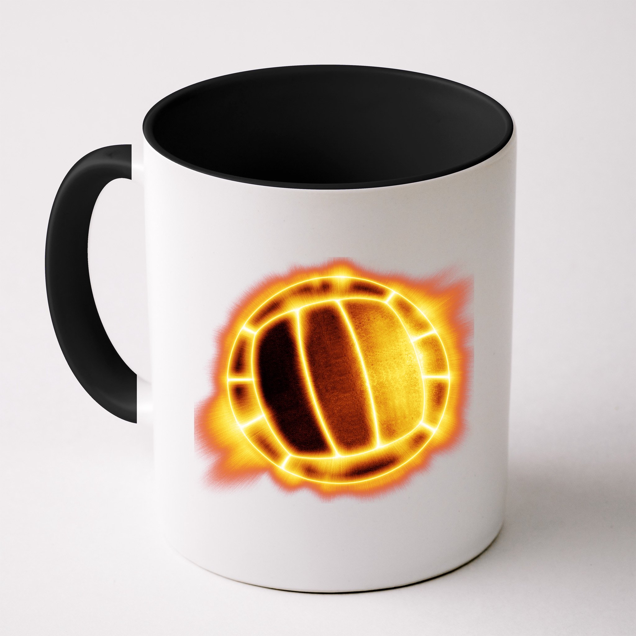 Volleyball Fire Glow Mug