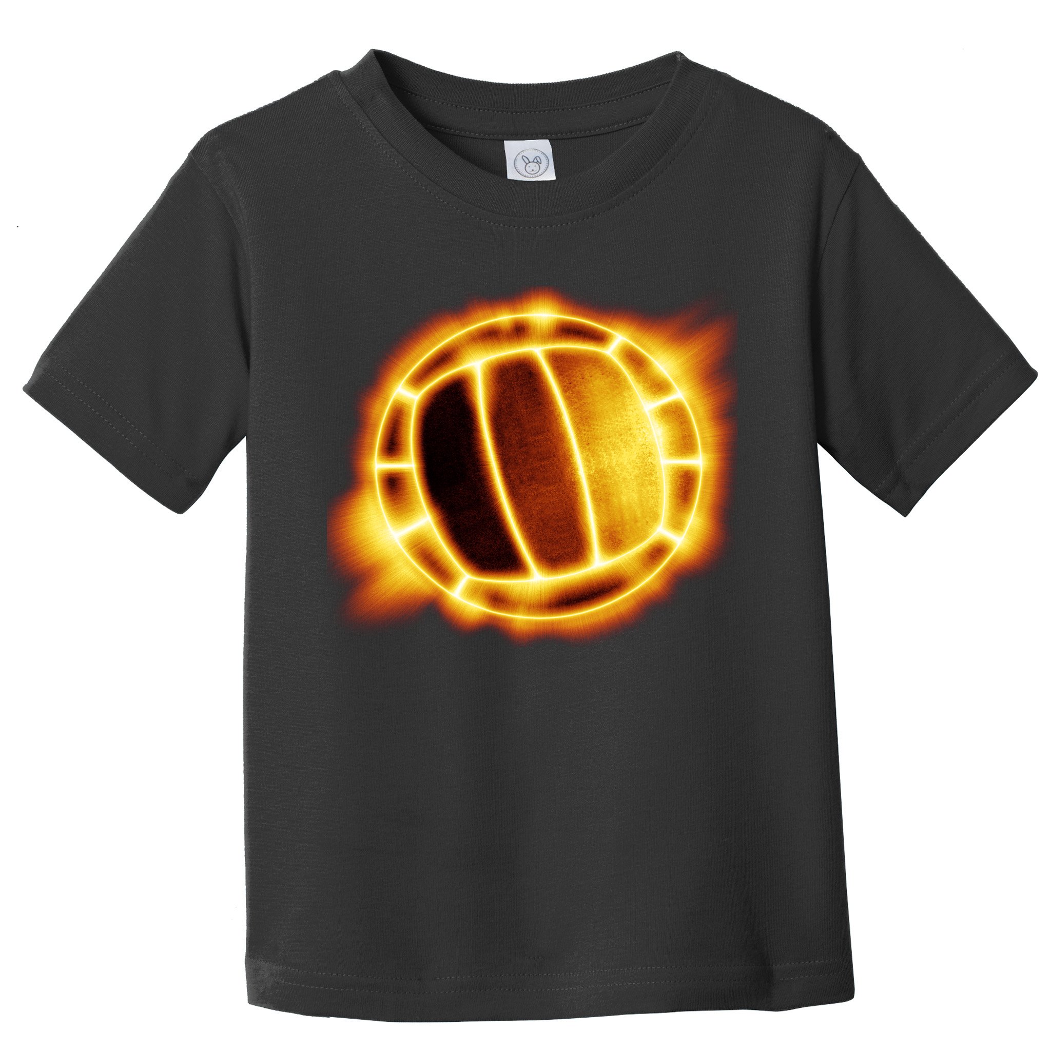 Volleyball Fire Glow Toddler T-Shirt