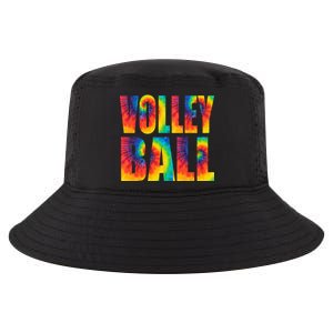 Volleyball Retro Tie Dye Cool Comfort Performance Bucket Hat