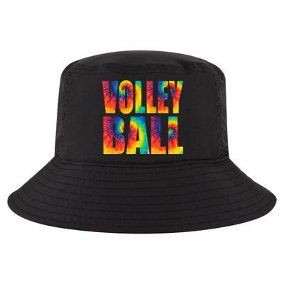 Volleyball Retro Tie Dye Cool Comfort Performance Bucket Hat