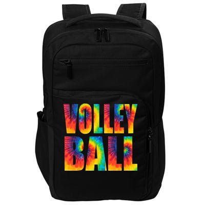 Volleyball Retro Tie Dye Impact Tech Backpack