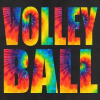 Volleyball Retro Tie Dye Adult Drive Performance Visor