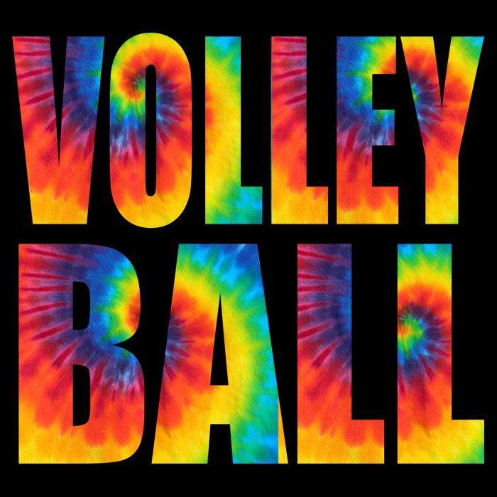 Volleyball Retro Tie Dye 16 in Basic Backpack