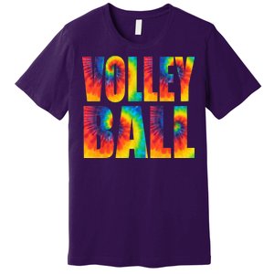 Volleyball Retro Tie Dye Premium T-Shirt