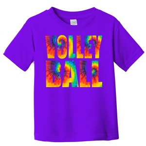 Volleyball Retro Tie Dye Toddler T-Shirt