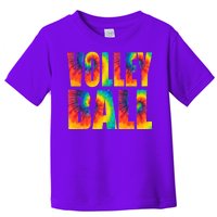 Volleyball Retro Tie Dye Toddler T-Shirt