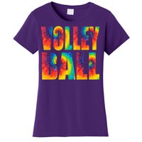 Volleyball Retro Tie Dye Women's T-Shirt