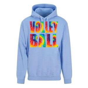 Volleyball Retro Tie Dye Unisex Surf Hoodie