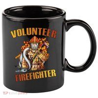 Volunteer Firefighter 11oz C Handle Ceramic Mug