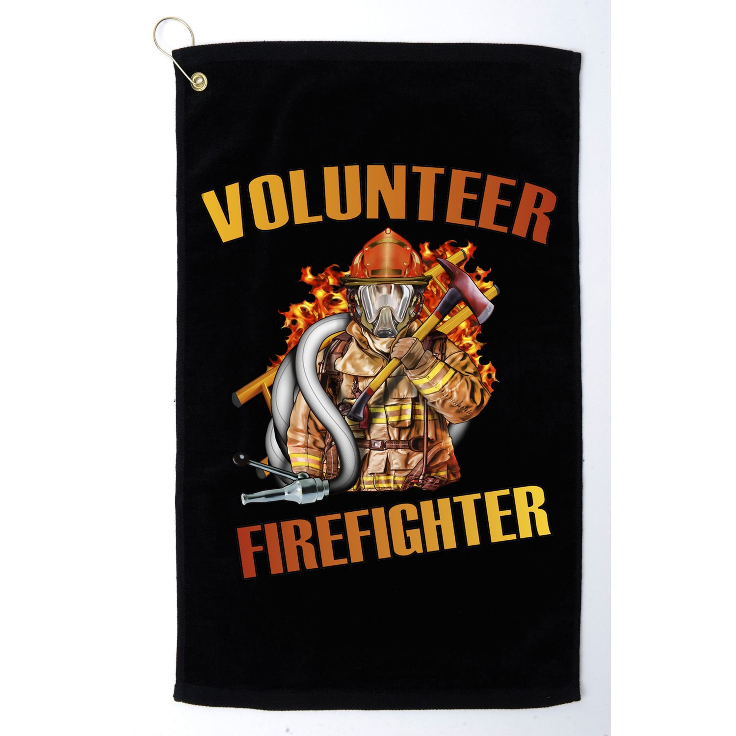 Volunteer Firefighter Golf Towel