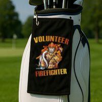 Volunteer Firefighter Golf Towel