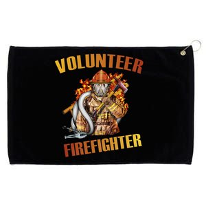 Volunteer Firefighter Grommeted Golf Towel