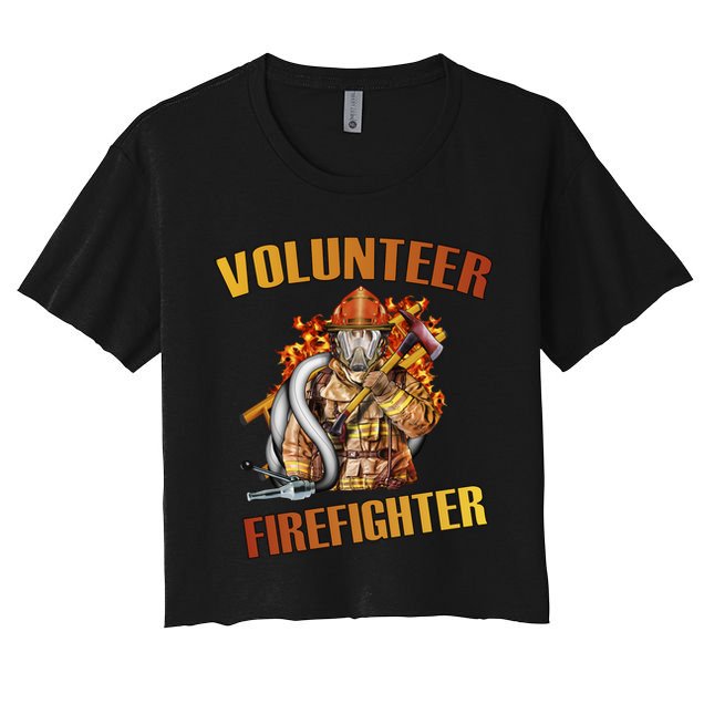 Volunteer Firefighter Crop Top