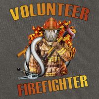 Volunteer Firefighter Cotton Canvas Backpack