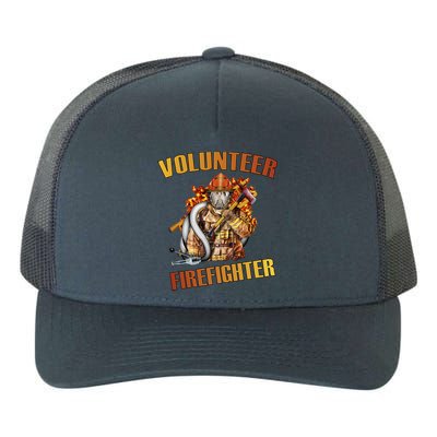 Volunteer Firefighter Yupoong Adult 5-Panel Trucker Hat