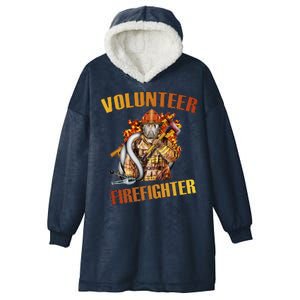 Volunteer Firefighter Hooded Wearable Blanket