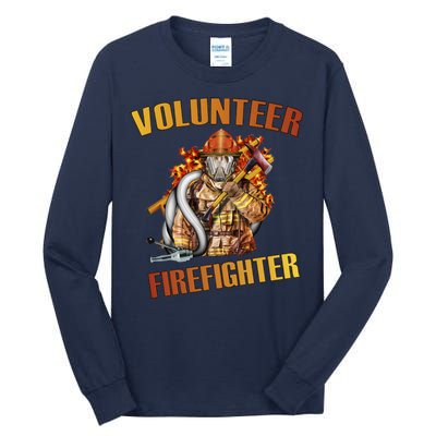 Volunteer Firefighter Tall Long Sleeve T-Shirt