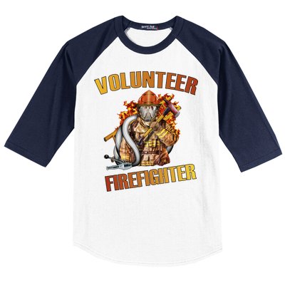 Volunteer Firefighter Baseball Sleeve Shirt