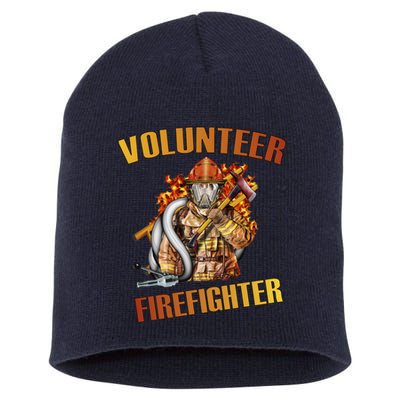 Volunteer Firefighter Short Acrylic Beanie