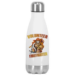 Volunteer Firefighter Stainless Steel Insulated Water Bottle