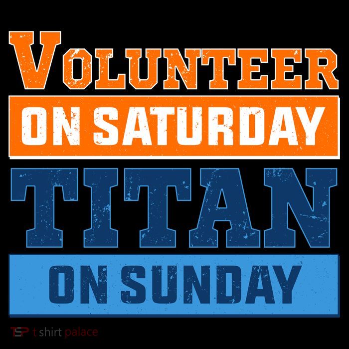 Volunteer On Saturday Titan On Sunday Toddler Hoodie