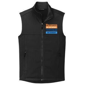 Volunteer On Saturday Titan On Sunday Collective Smooth Fleece Vest