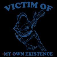 Victim Of My Own Existence Funny Meme Gag Impact Tech Backpack